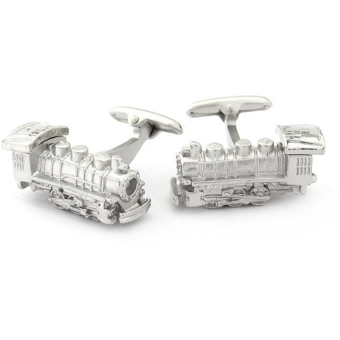 Train Silver Cufflinks Novelty Cufflinks Clinks Australia Train Cufflinks 