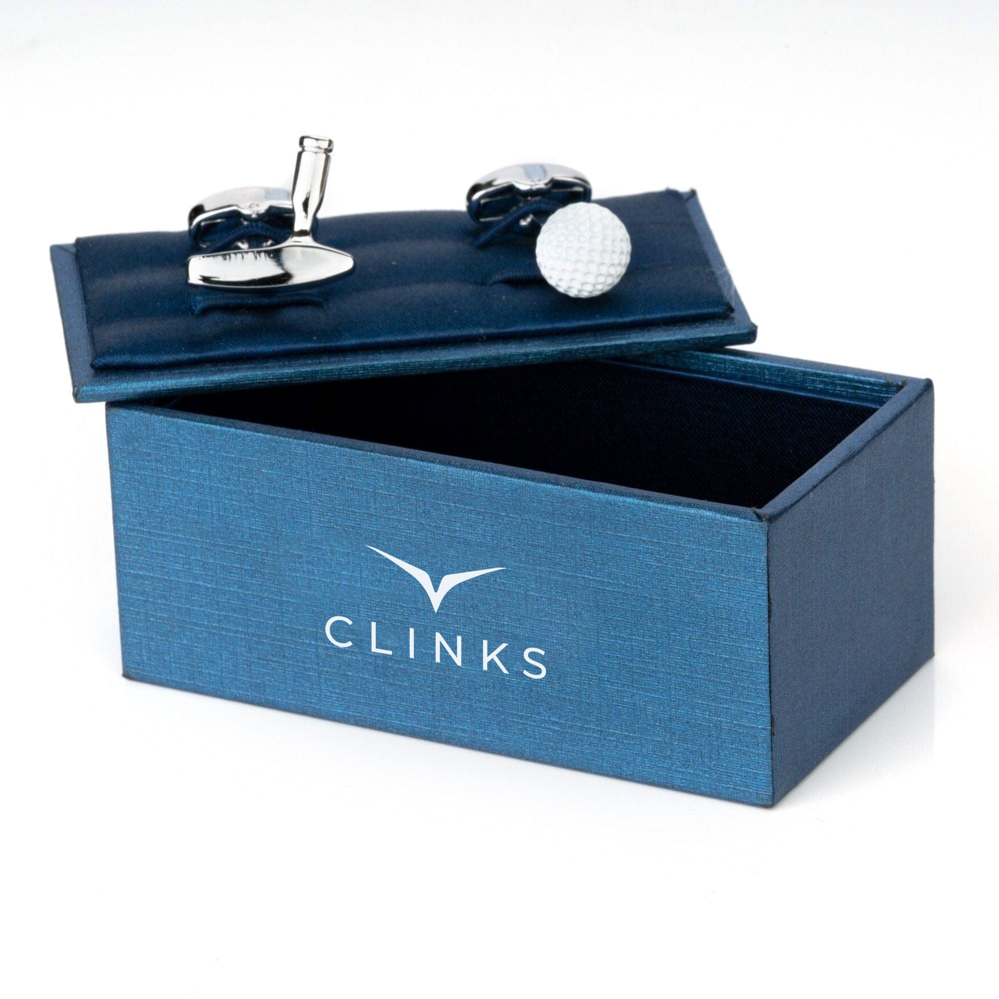 Golf Ball and Putter Cufflinks Novelty Cufflinks Clinks Australia 
