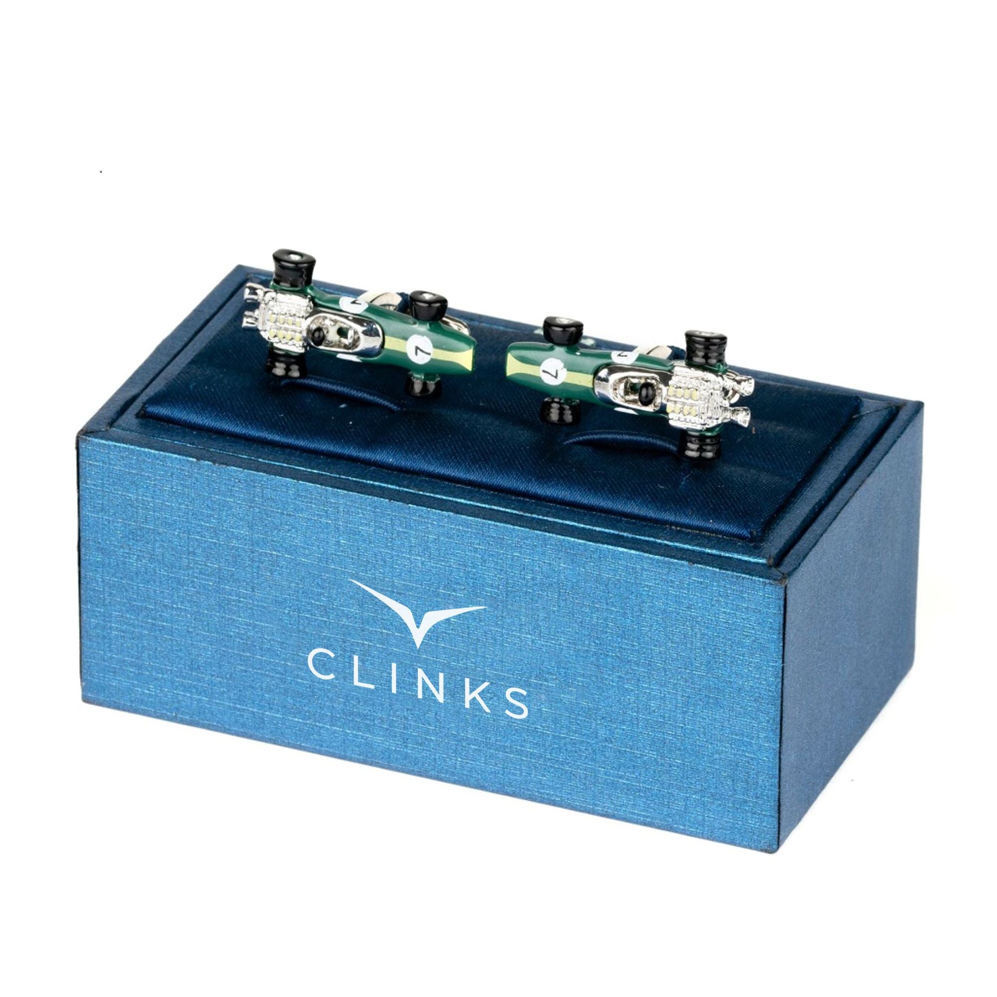 Green Lotus Racing Car Cufflinks Type 49 1967 Novelty Cufflinks Clinks Australia 