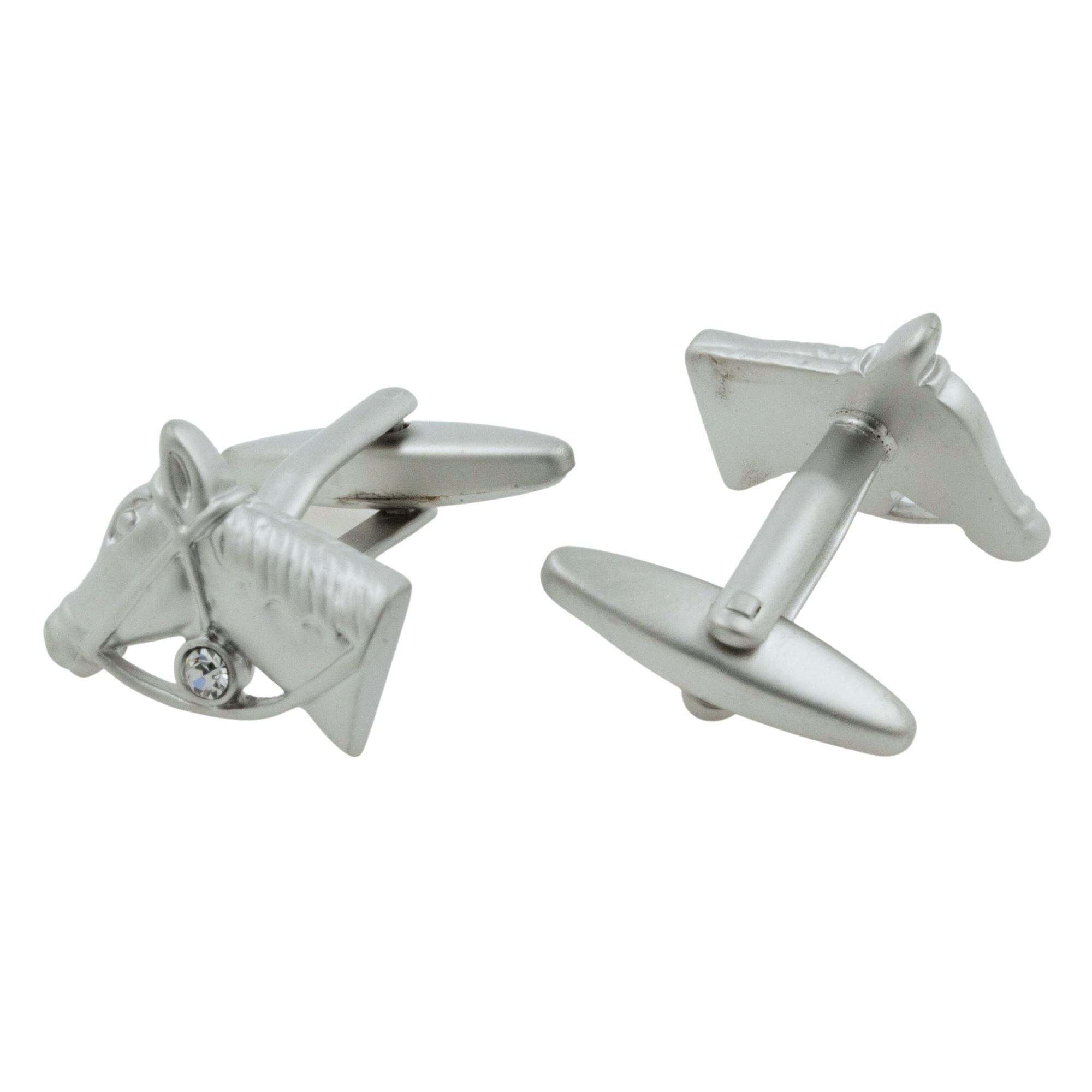 Horse Head Silver Cufflinks Novelty Cufflinks Clinks Australia 