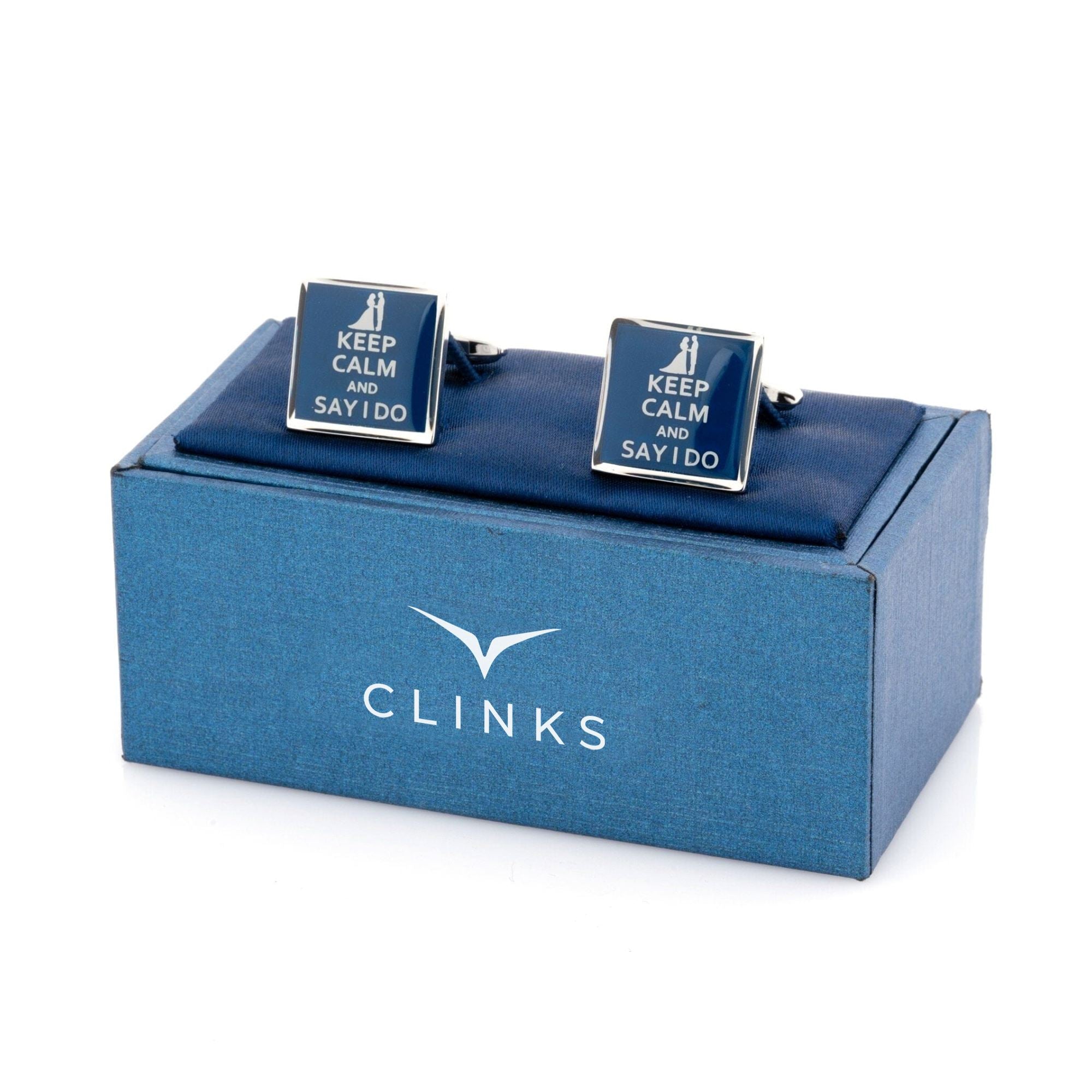 Keep Calm and Say I Do Cufflinks Novelty Cufflinks Clinks Australia 