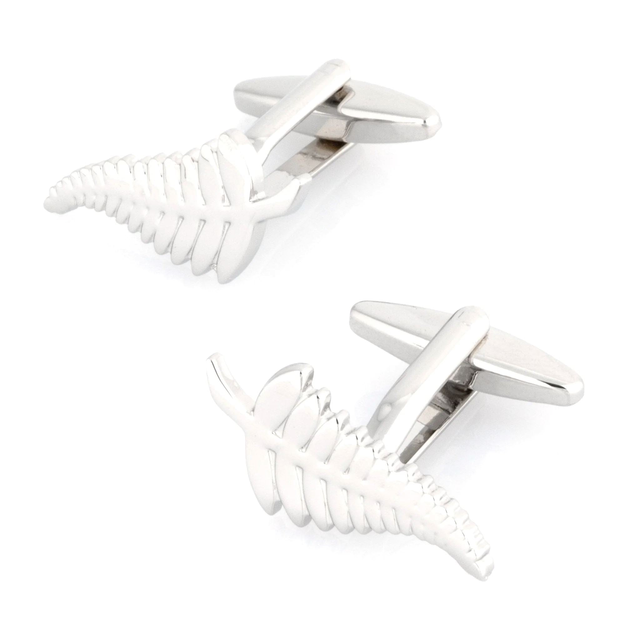 New Zealand Silver Fern Cufflinks Novelty Cufflinks Clinks Australia 