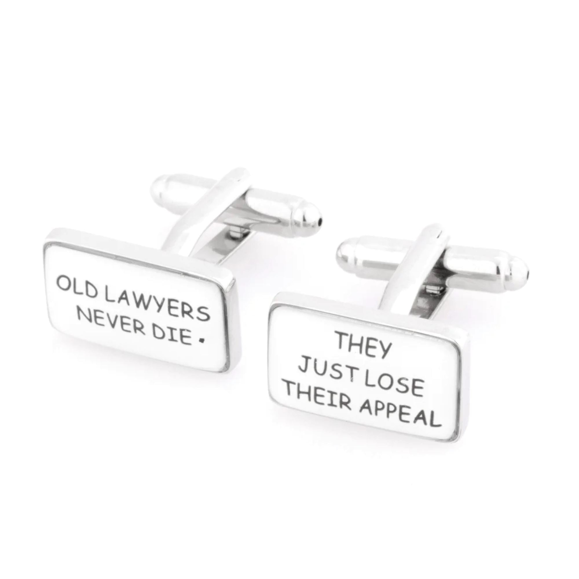 Old Lawyers Never Die Cufflinks Novelty Cufflinks Clinks Australia 