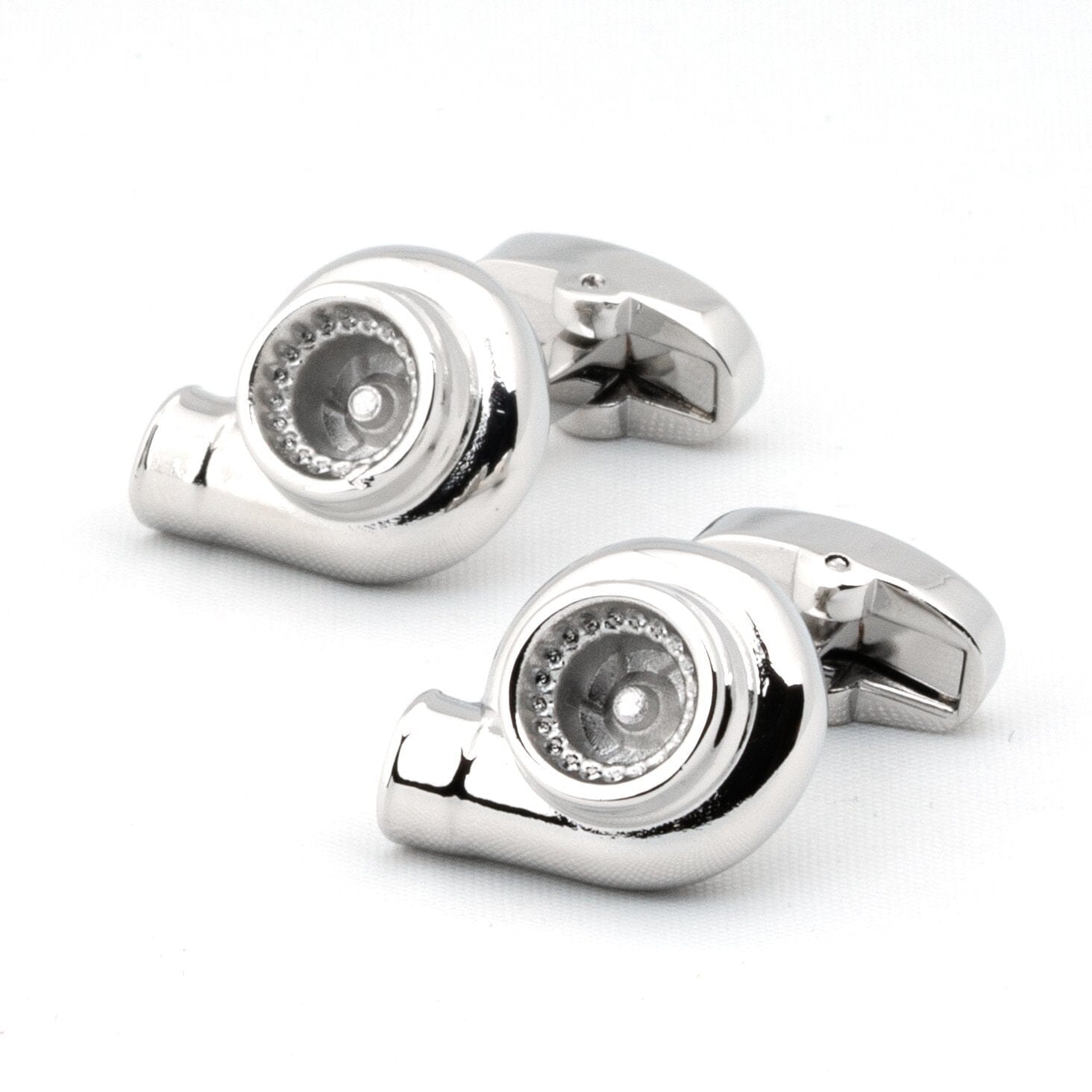 Silver Turbo Cufflinks Novelty Cufflinks Clinks Australia 