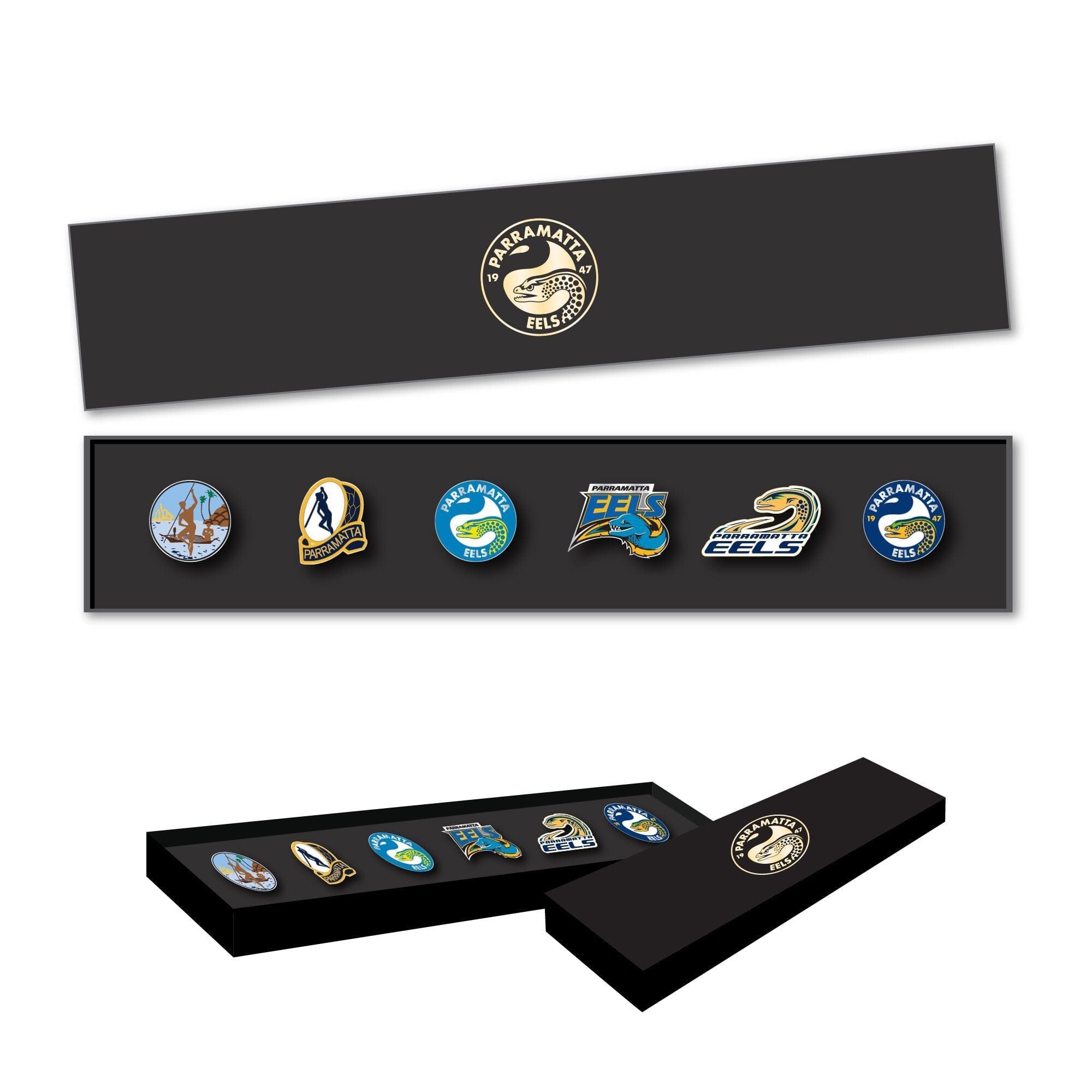 Parramatta Eels Logo NRL Pin Set Lapel Pin Clinks 