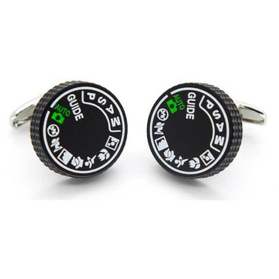 DSLR Camera Dial Cufflinks