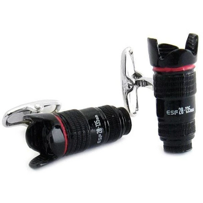 DSLR Camera Lens Cufflinks