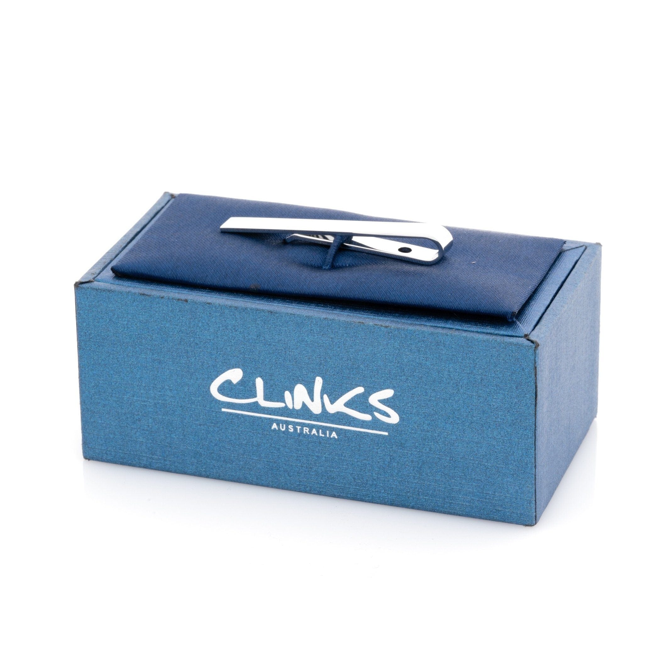 Shiny Silver Small Tie Bar Tie Clips Clinks 