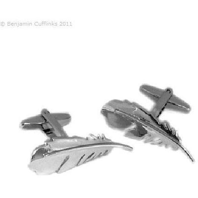 Feather Cufflinks