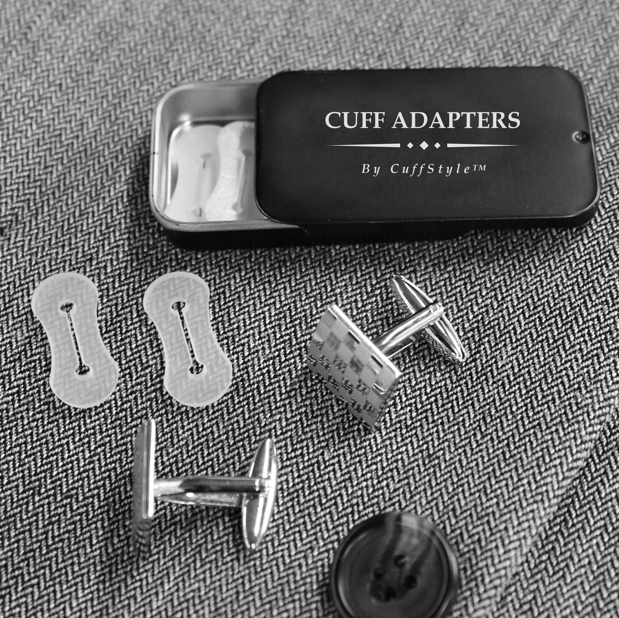 Shirt Cuff Adapters - Wear Cufflinks on ANY dress shirt Accessories Clinks Australia Default 