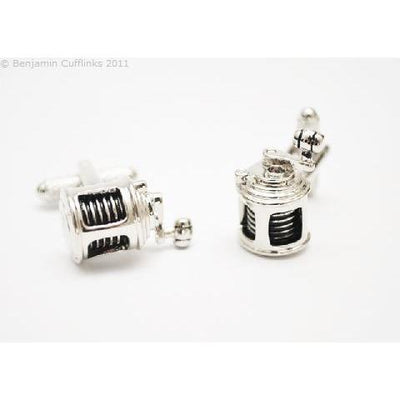 Fishing Reel 2 Cufflinks, Novelty Cufflinks, ZBC1753, Mens Cufflinks, Cufflinks, Cuffed, Clinks, Clinks Australia