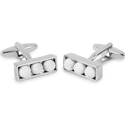 Golf Balls in Box Cufflinks