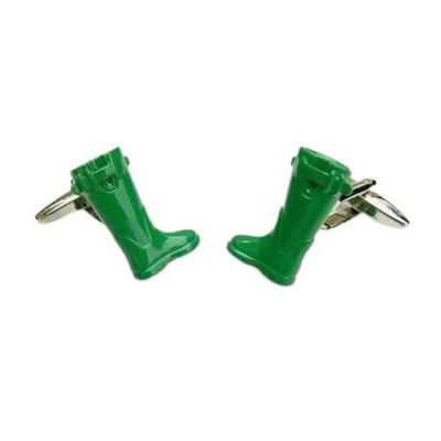 Green Gumboot Cufflinks