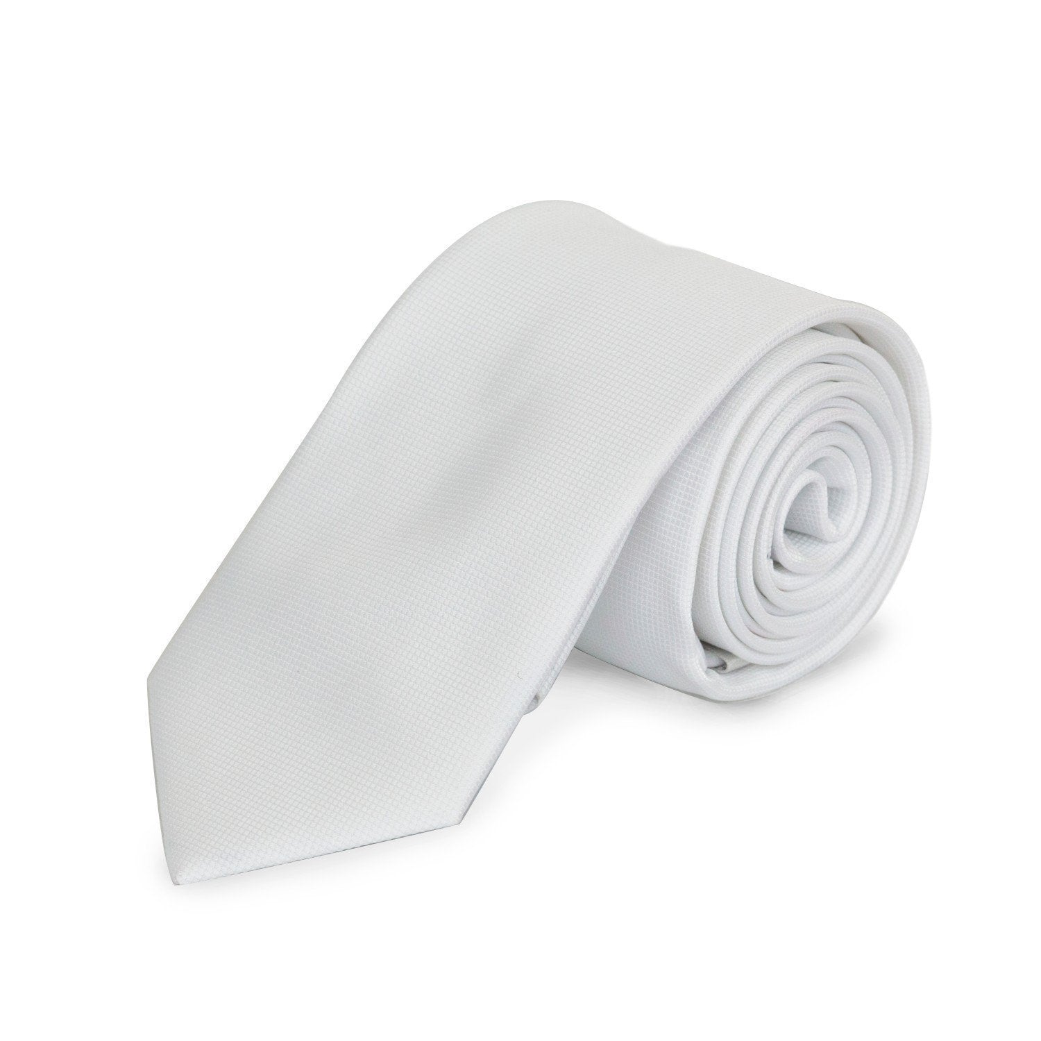 White MF Tie Ties Cuffed.com.au 