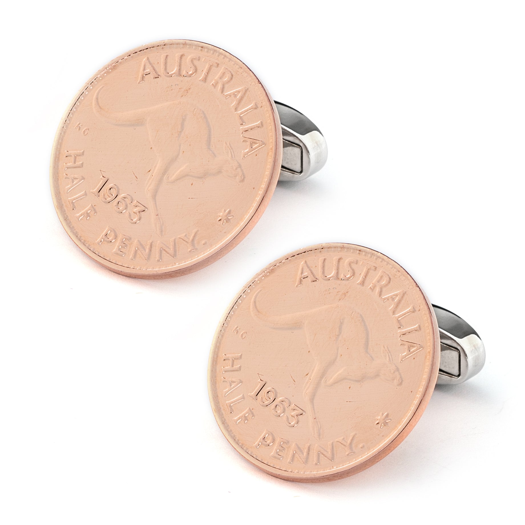 Australian Half Penny Coin Cufflinks, Novelty Cufflinks, CL5603, Mens Cufflinks, Cufflinks, Cuffed, Clinks, Clinks Australia