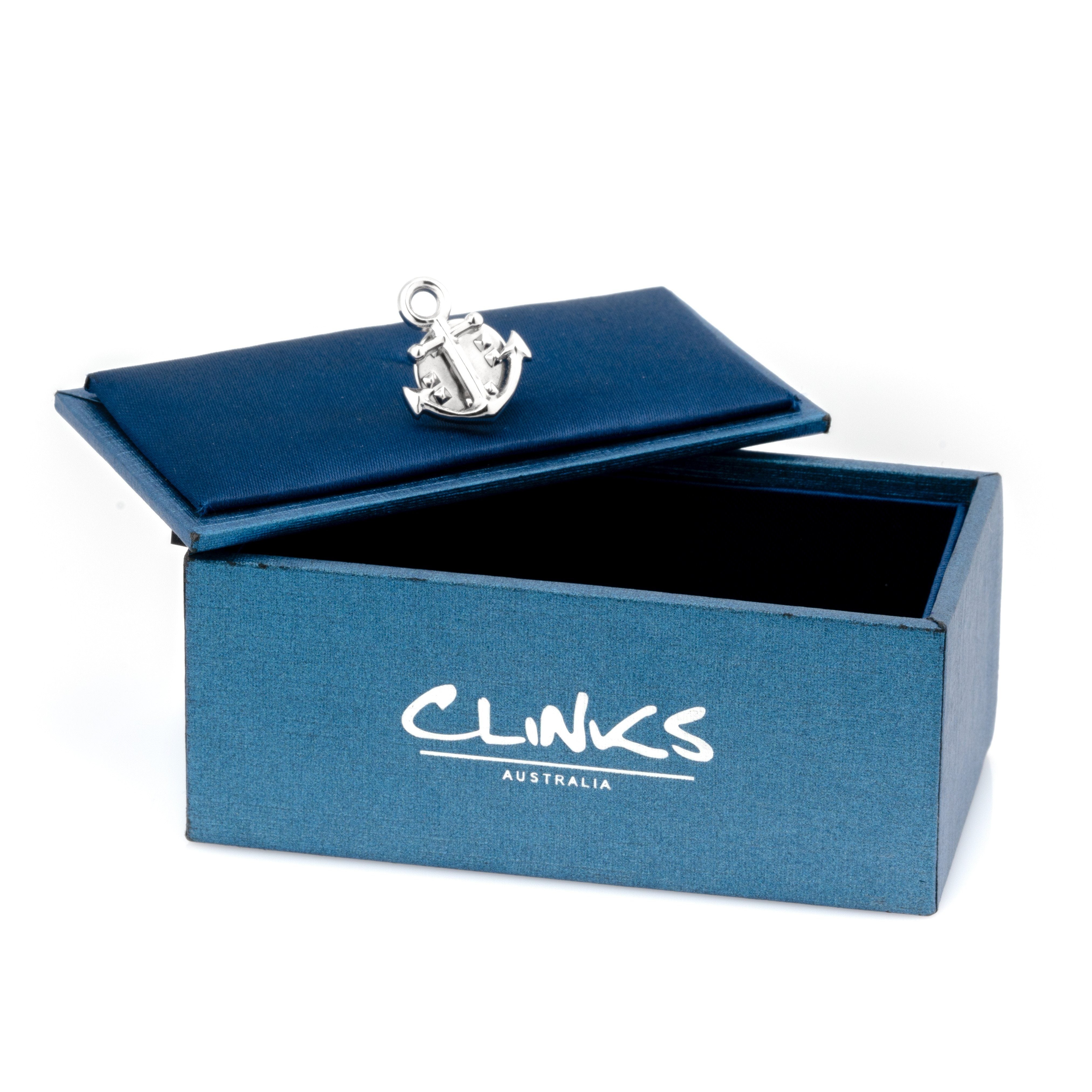 Shiny Silver Anchor Lapel Pin, Lapel Pin, Cuffed Lapel Pin, Clinks Australia Lapel Pin, Shiny Silver, LP3093, Cuffed, Clinks, Clinks Australia, Men's Lapel Pin