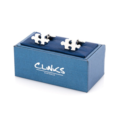 Silver "Puzzle" Jigsaw Cufflinks