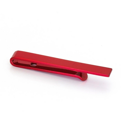 Red Metallic Small Tie Bar