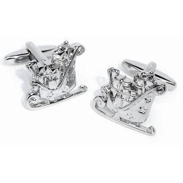 Santa Sleigh Cufflinks