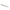 Small Shiny Silver Tie Bar 44m