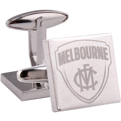 Silver Melbourne FC AFL Cufflinks