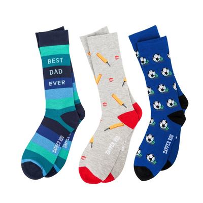 Dad Sports Socks Gift Set