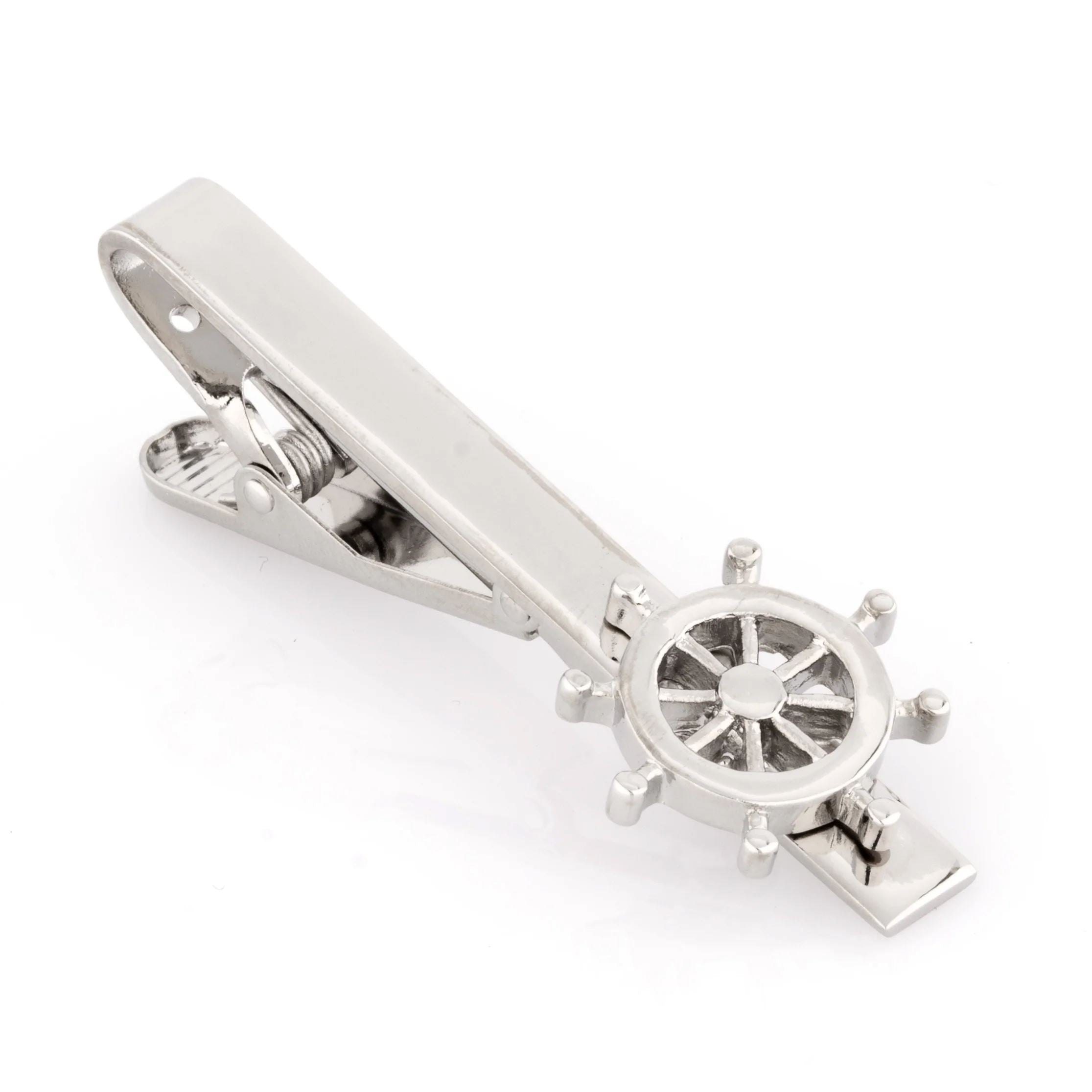 Ships Wheel Tie Clip Tie Clips Clinks 