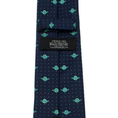 Yoda Dot Star Wars Navy Tie