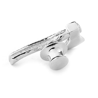 Silver Axe Lapel Pin