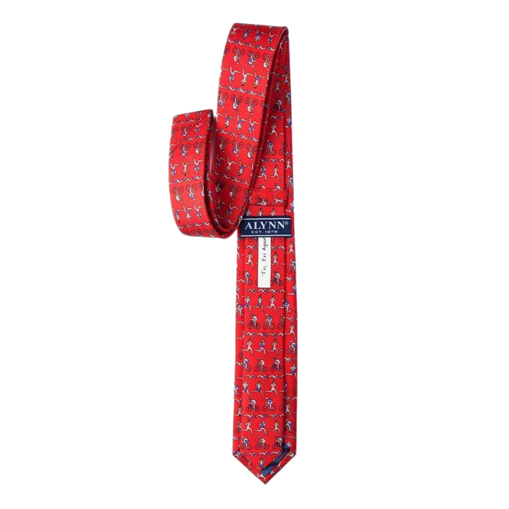"Tri, Tri Again" Skinny Tie Ties Clinks 