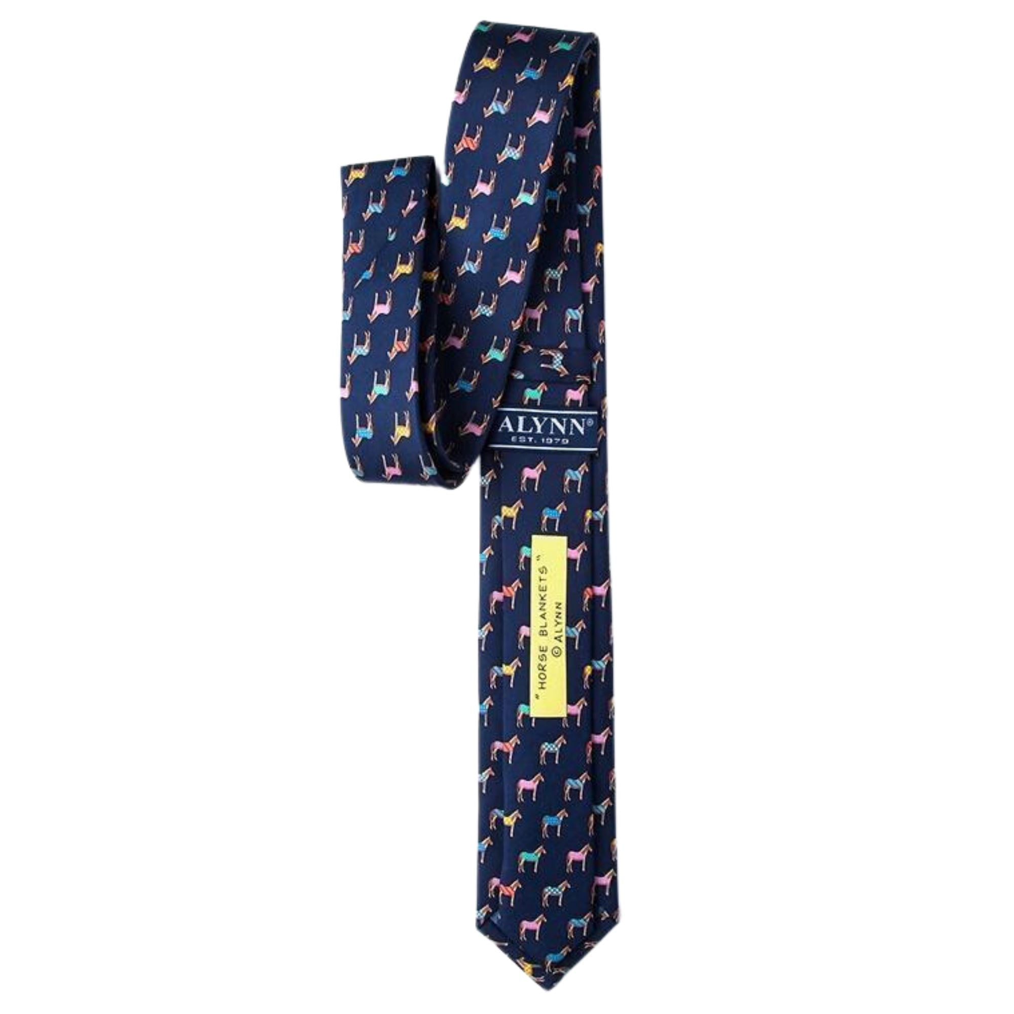 Horse Blankets Skinny Tie Ties Alynn 