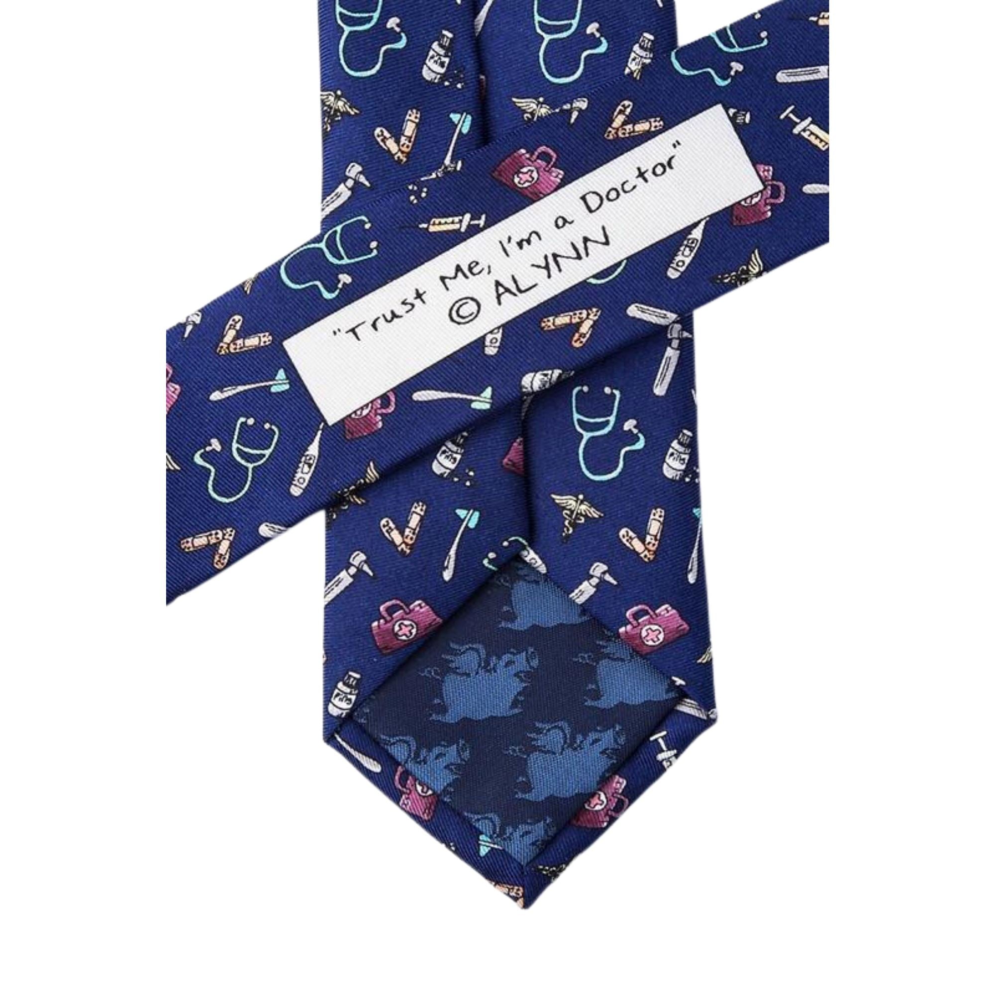 "Trust Me, I'm a Doctor " Skinny Tie Ties Clinks 