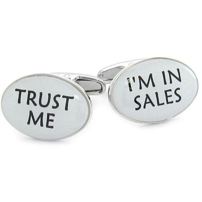 Trust Me, I'm in Sales Cufflinks