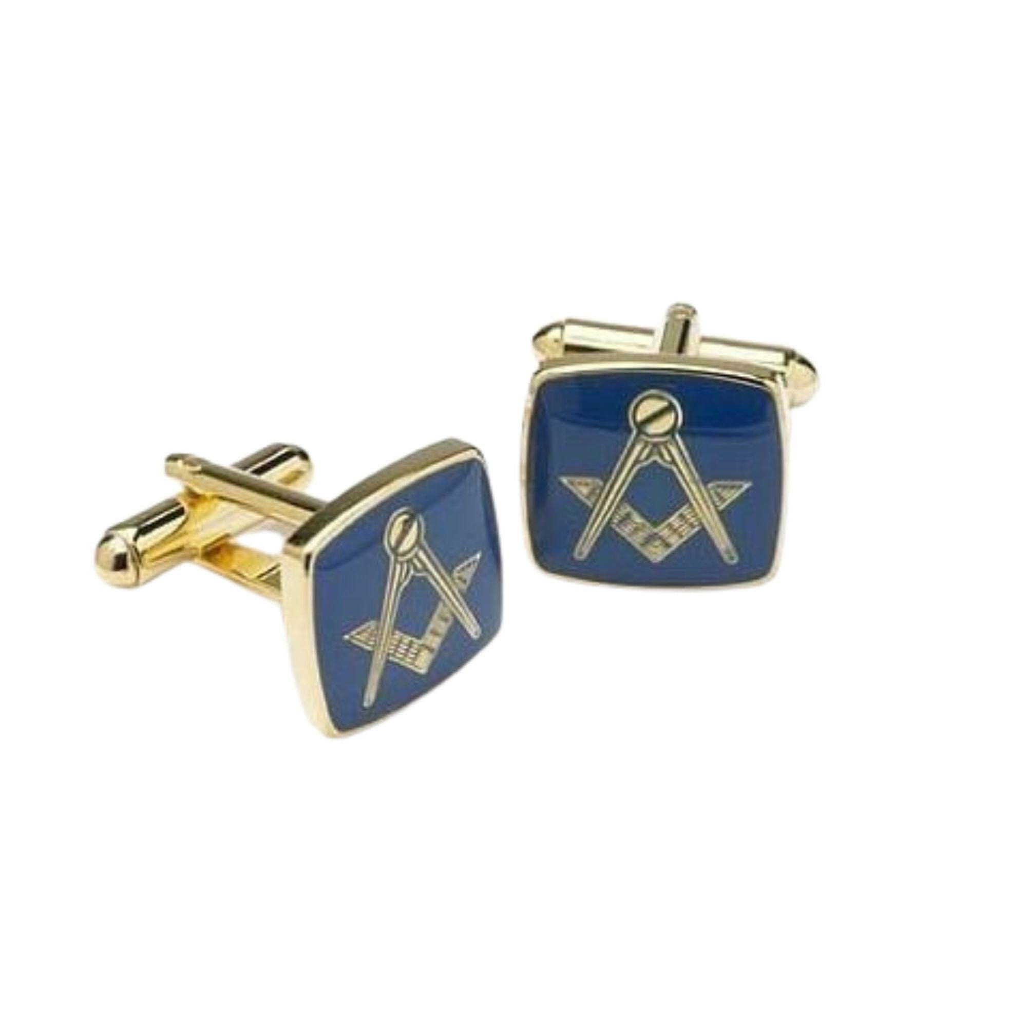 Freemason Blue Cufflinks