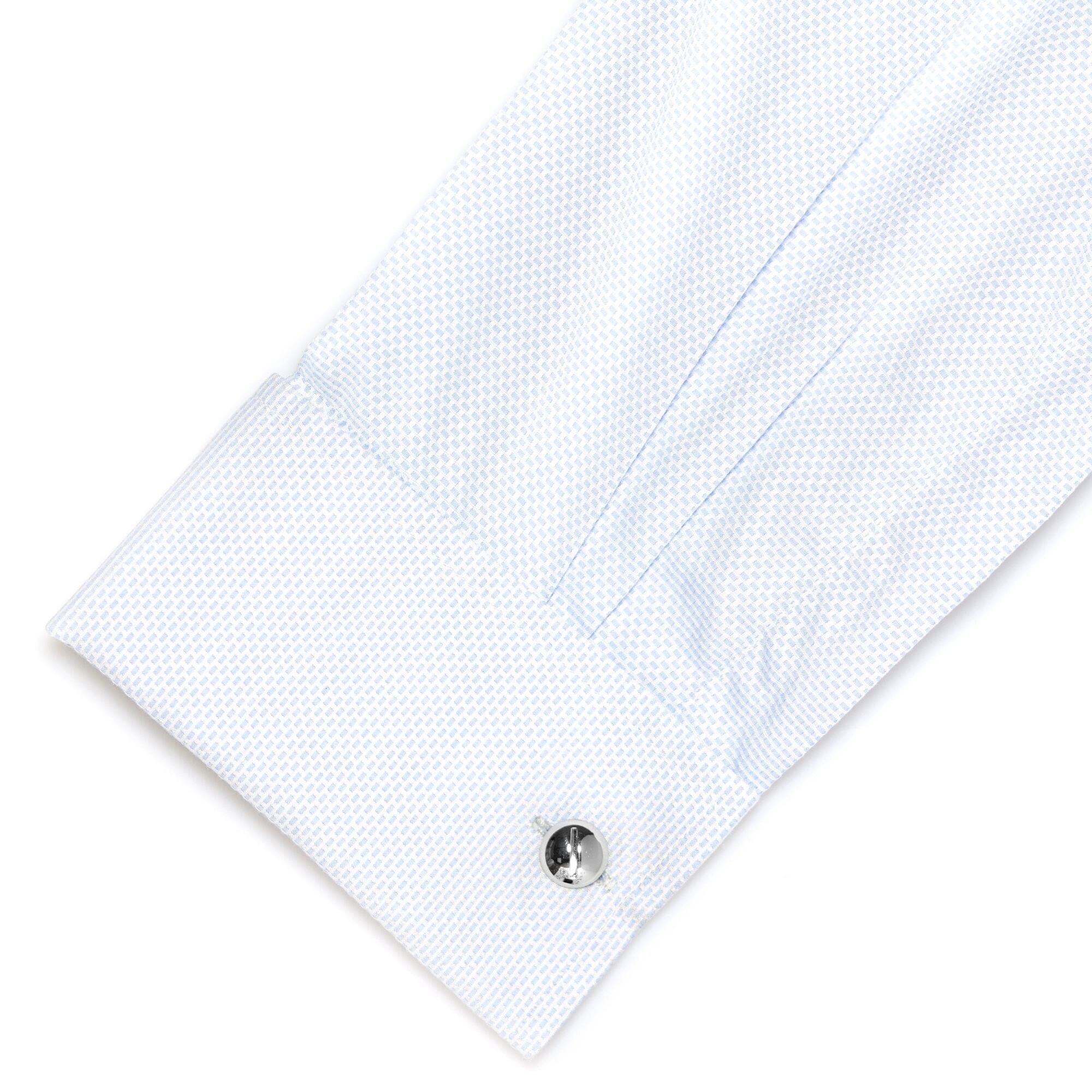 Functional Silver Nut and Bolt Cufflinks Novelty Cufflinks Clinks Australia 