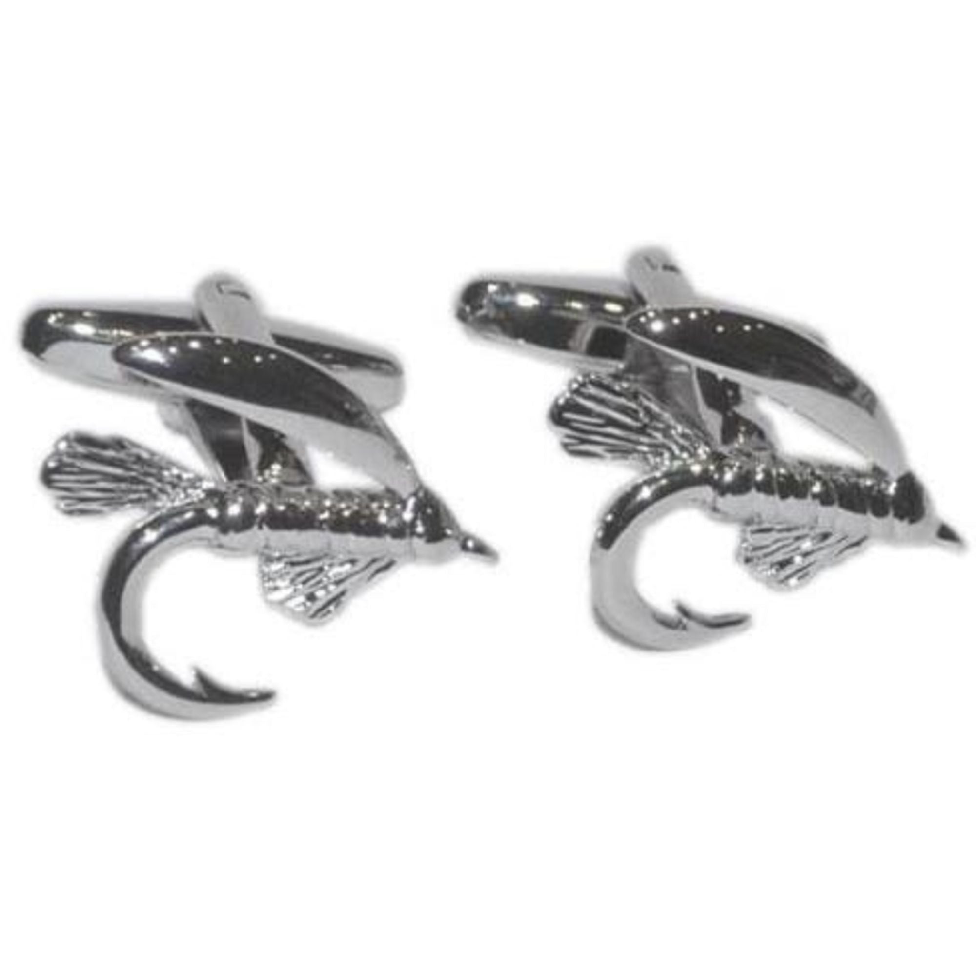 Fly Fishing Hook Cufflinks