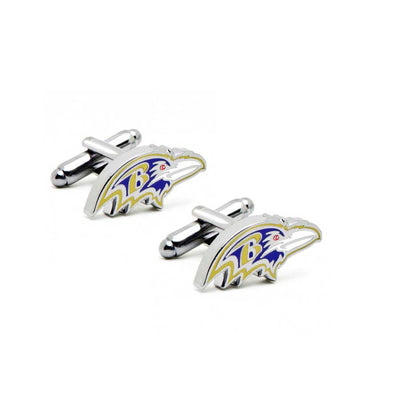 Baltimore Ravens Head Cufflinks, Novelty Cufflinks, CL5997, Mens Cufflinks, Cufflinks, Cuffed, Clinks, Clinks Australia