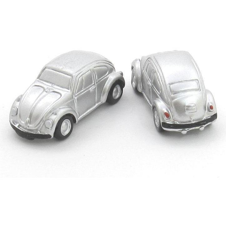 VW Beatles Silver Cufflinks