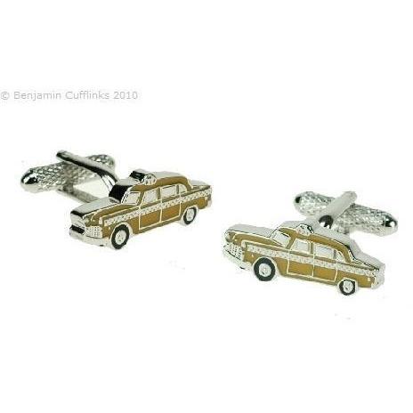 Yellow Cab Cufflinks