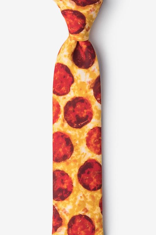 The Pizza Skinny Tie