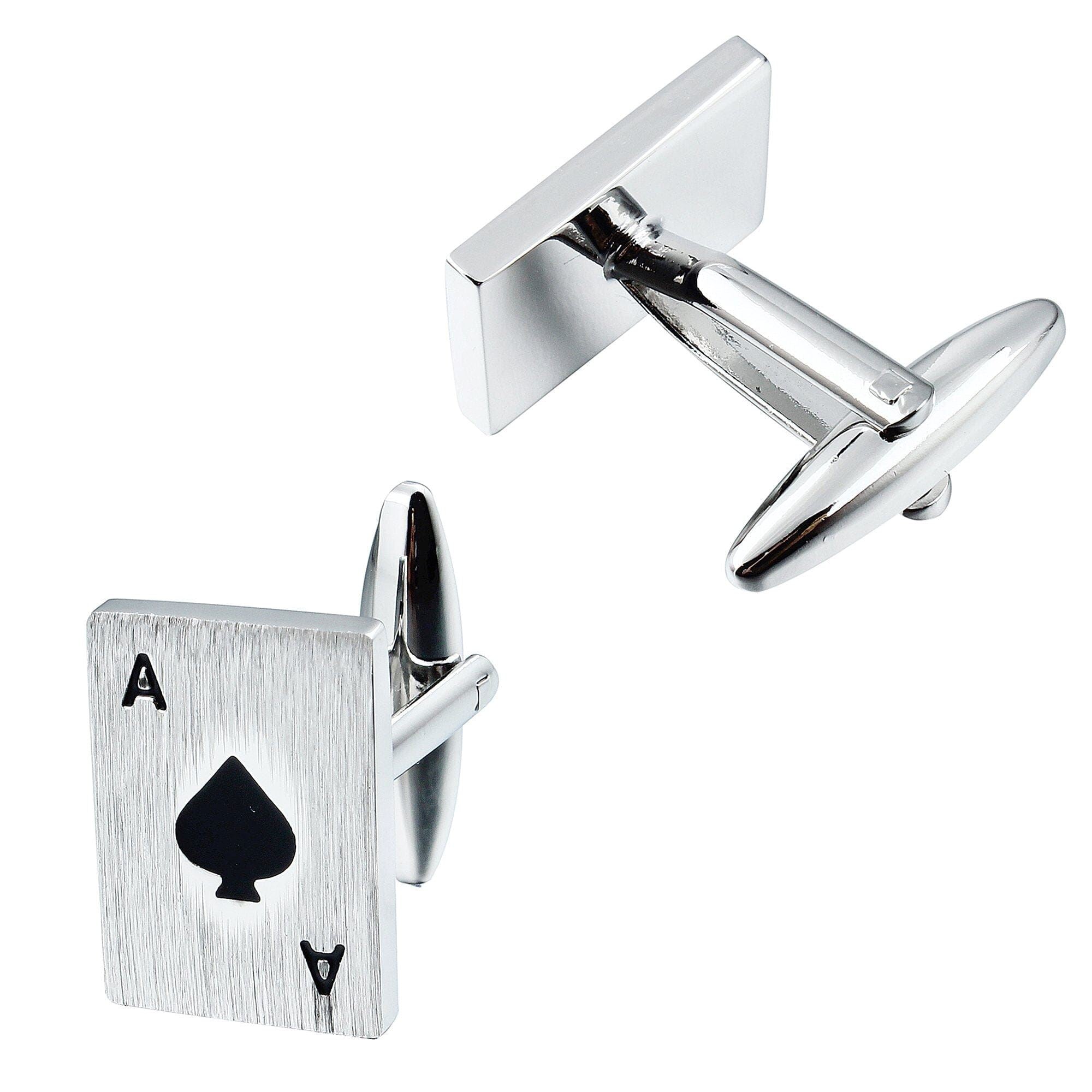 Ace of Spades Cufflinks Novelty Cufflinks Clinks Australia 